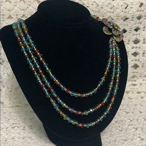 Multi Color Australian Crystal Necklace